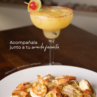 Cóctel y pasta